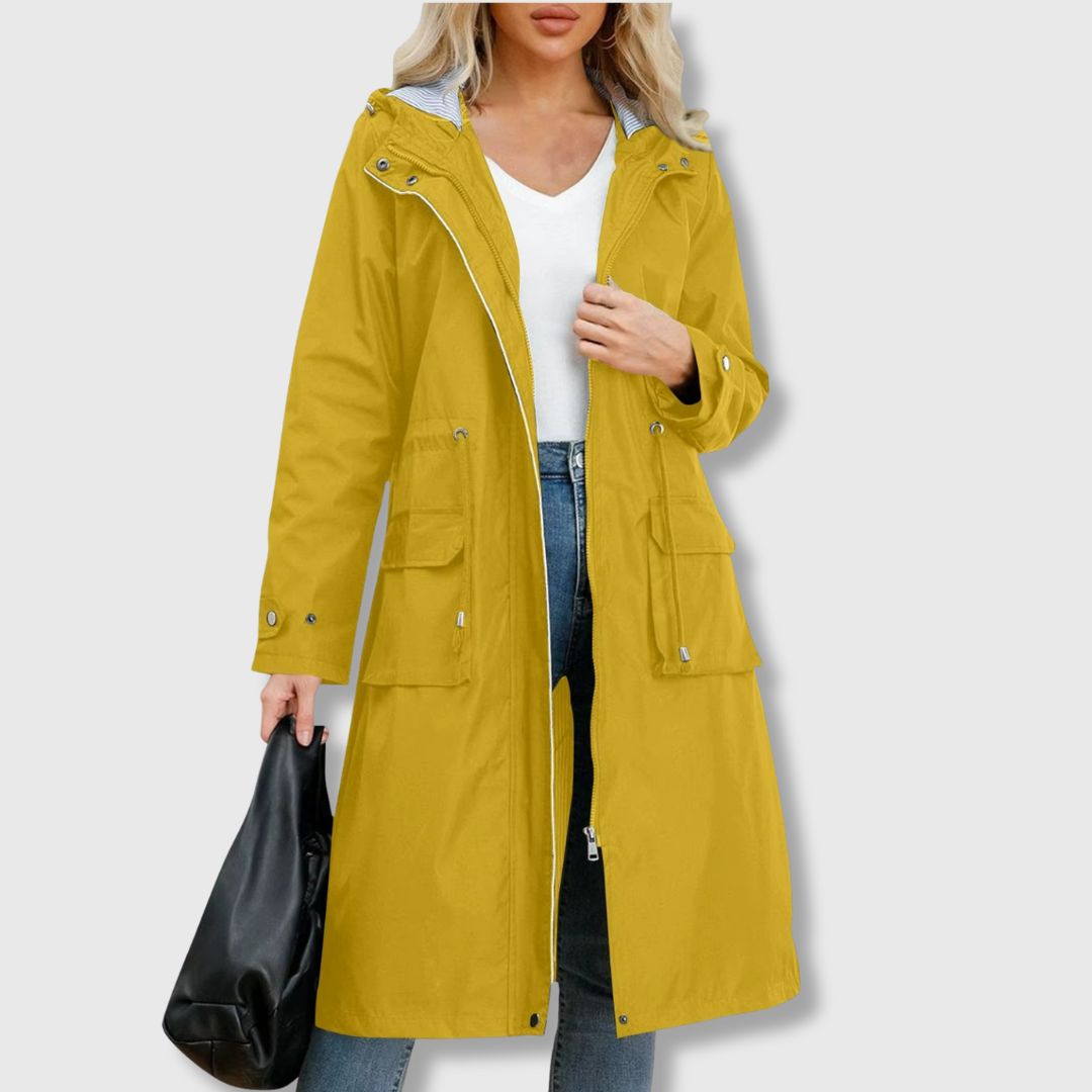 R&B | Lange Alltagsjacke mit Kapuze
