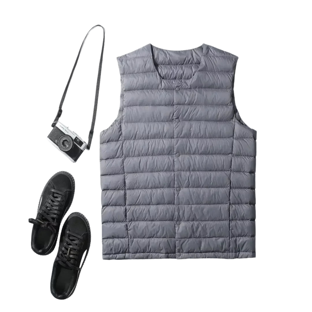 R&B | Ärmellose Daunenweste Herren ultraleicht & warm - Herbst/Winter