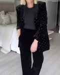 R&B | Diamant Samt Blazer