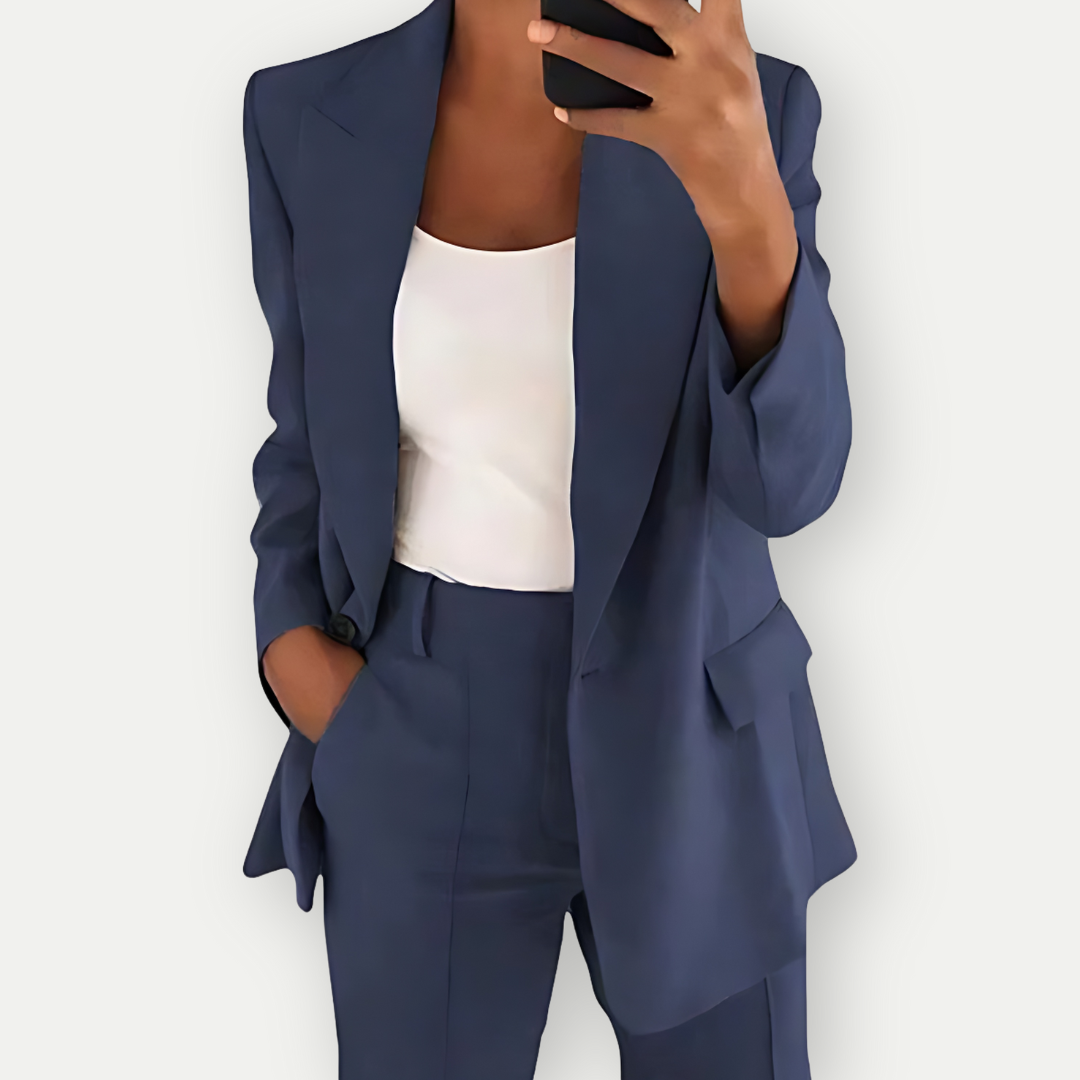 R&B | Damen Bequeme Blazer Set Formal