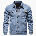 R&B | Slim-Fit Freizeit-Denimjacke für Männer