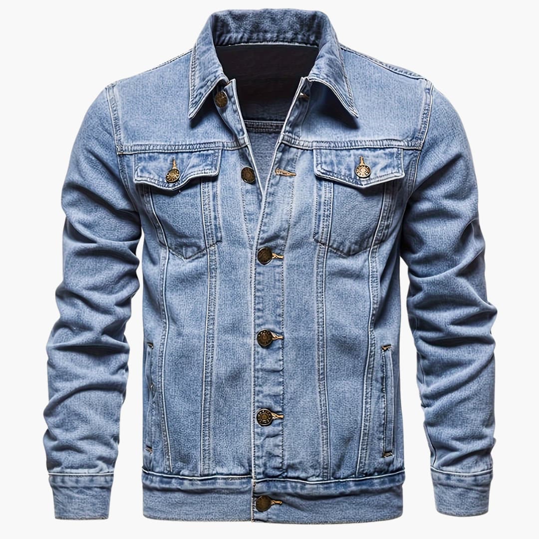 R&B | Slim-Fit Freizeit-Denimjacke für Männer