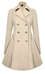 R&B | Trenchcoat Lang für Frauen