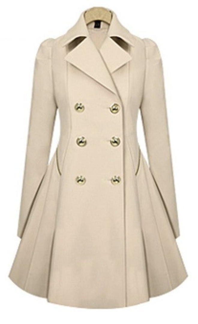 R&B | Trenchcoat Lang für Frauen