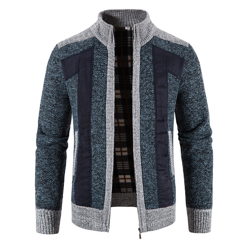 R&B | Lässige Plüschjacke mit Reißverschluss für Männer