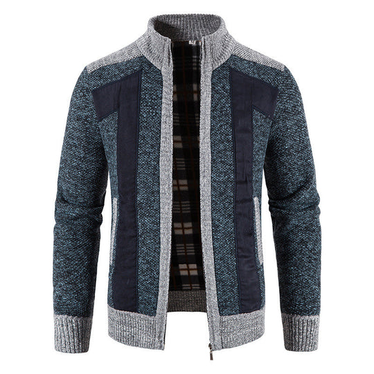 R&B | Lässige Plüschjacke mit Reißverschluss für Männer
