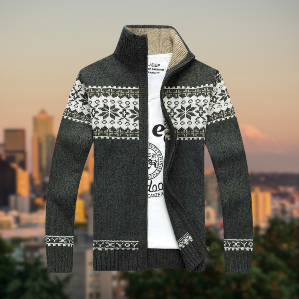 R&B | Sweatshirt mit Stehkragen