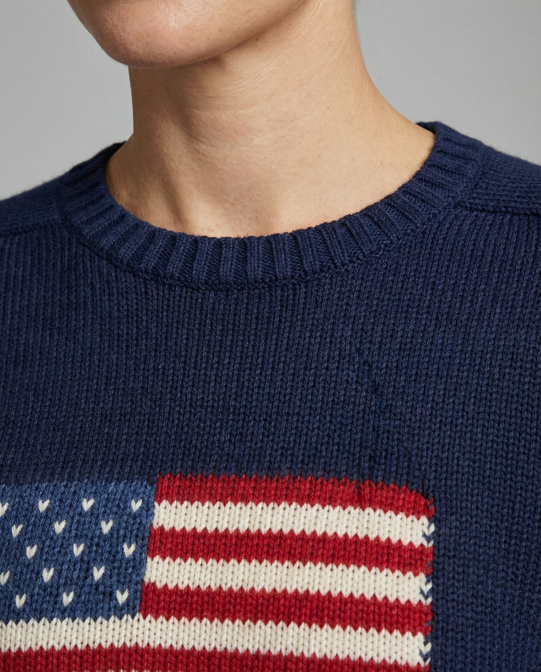 Strickpullover Amerikanische Flagge | R&B