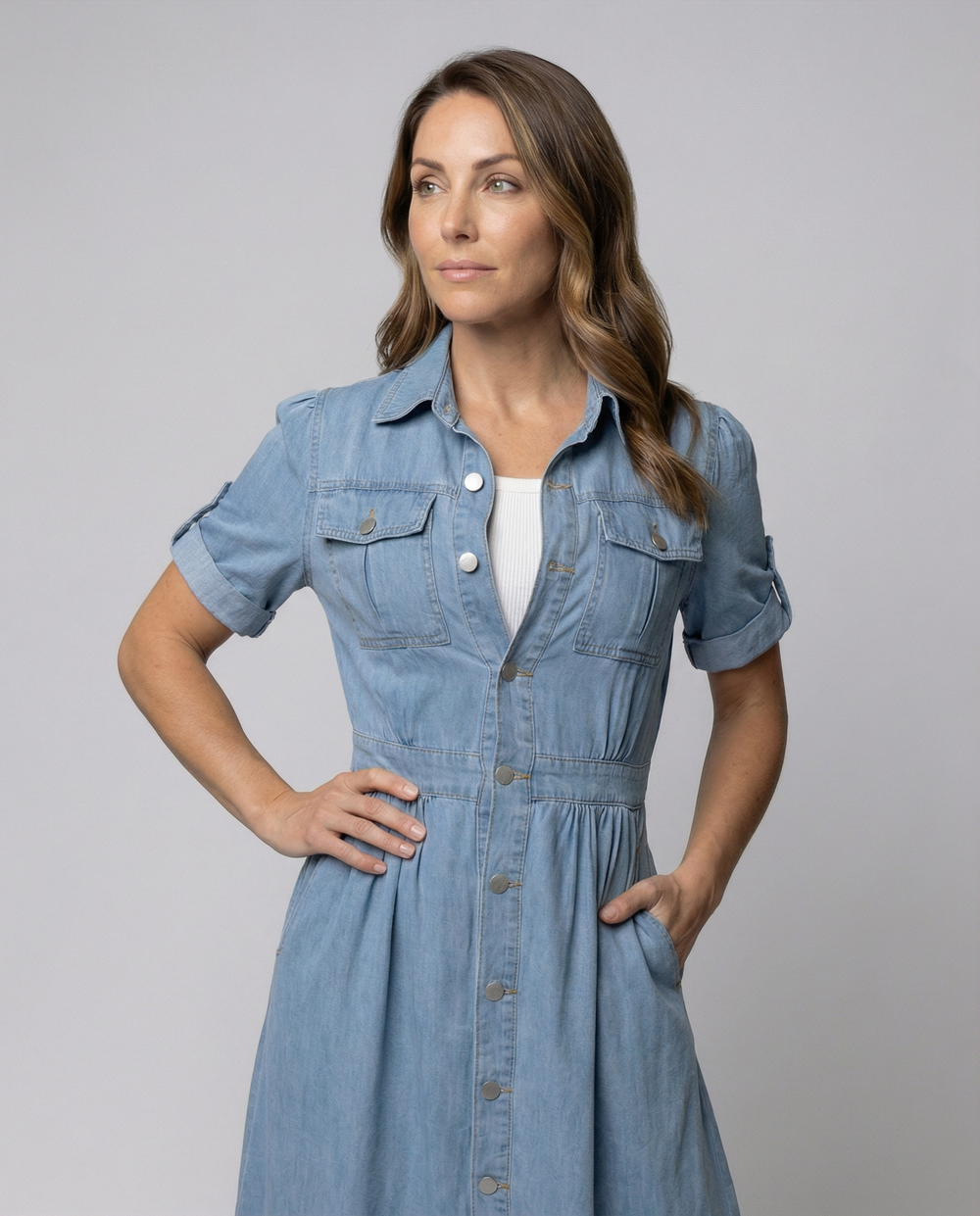 R&B | Alissa Trendy Denim Kleid