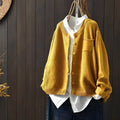 R&B | Klassische, locker sitzende Strickjacke für Frauen