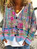 Retro-Strickjacke für Damen