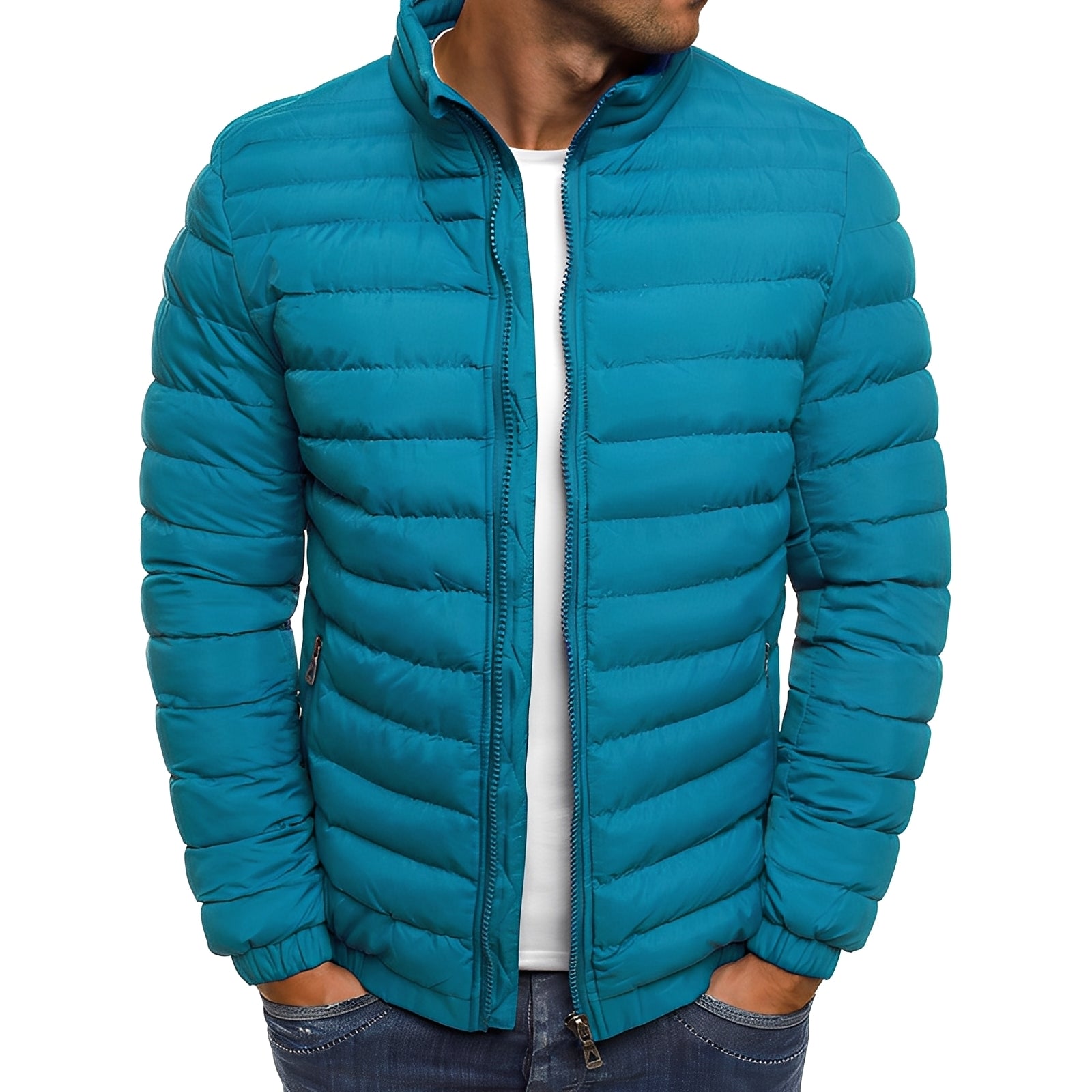 R&B | Lässige, warme Daunenjacke für Männer