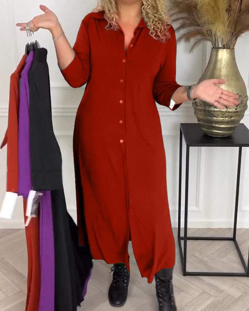 R&B | Hemdkleid mit Knöpfen