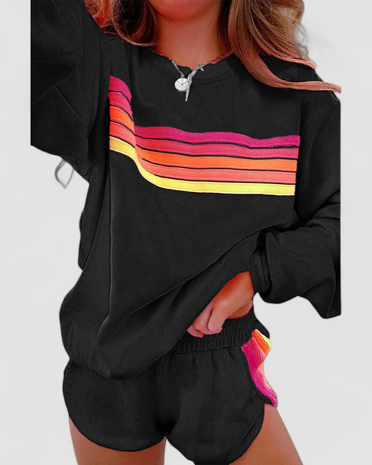 R&B | Gestreiftes Pyjama-Set