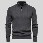 R&B | Strickjacke mit Half-zip Wollmischung Elegant, Warm