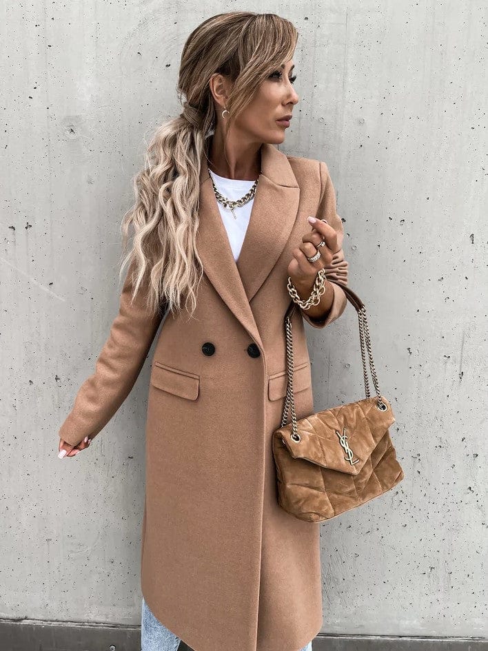 R&B | Langes Daunenjacke Eleganter Zeitloser Stil Ideal Für Den Winter