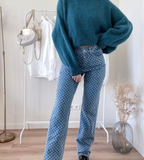 R&B | Stylische Jeans mit Rautenmuster