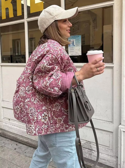 Damen Steppjacke Herbst Winter