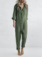 Langärmliger Jumpsuit