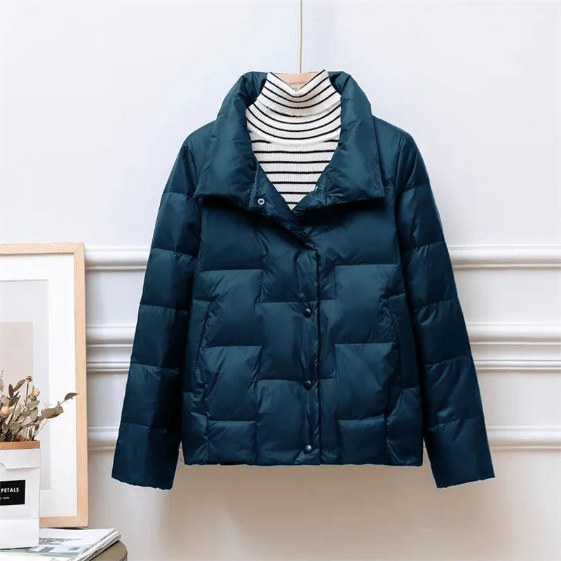 R&B | Gequiltete Puffer - Rollkragen Pufferjacke