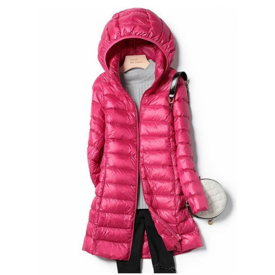 R&B | Winterjacke mit Kapuze für Damen Puffer