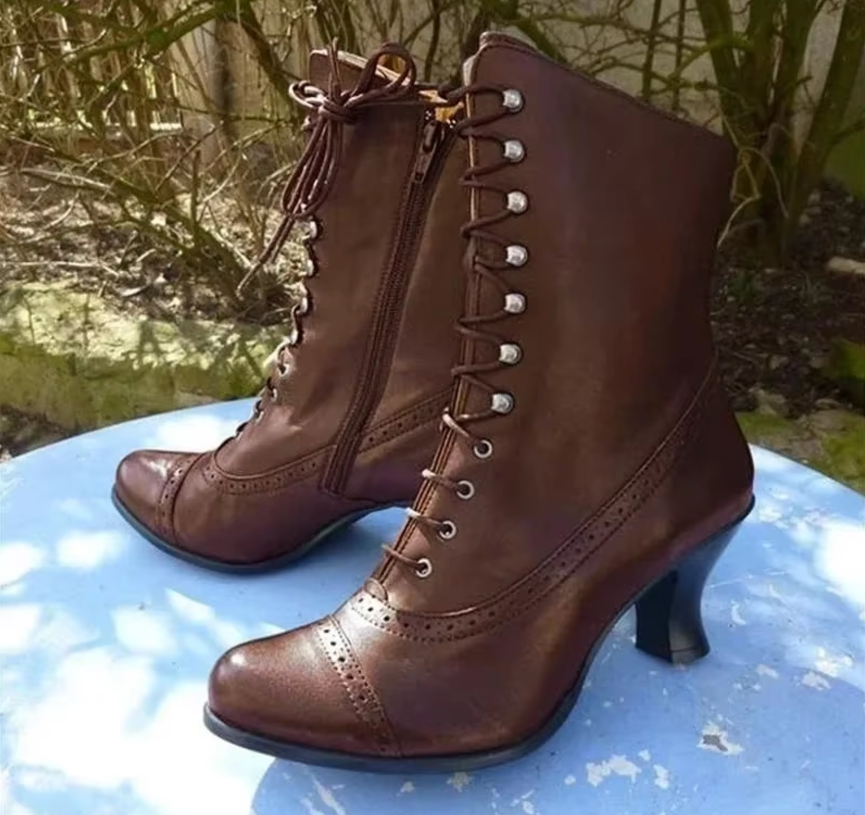 R&B | Lederstiefel mit Schnürung