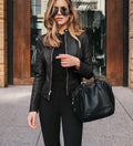 R&B | Lederjacke Elegante Jacke In Lederoptik für Damen