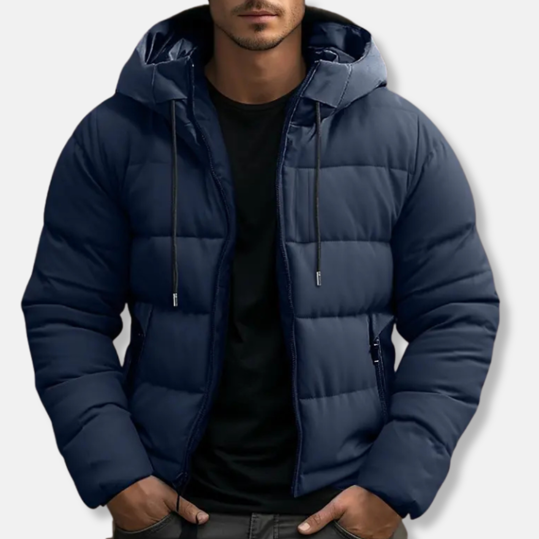 R&B | Kapuzenpufferjacke Gep Paddedte Jacke mit Reißverschluss