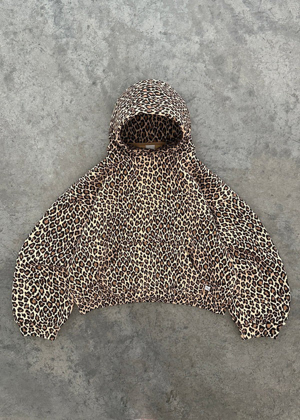 R&B | Leopardenmuster Hoodie und Jogginghose Set für Damen