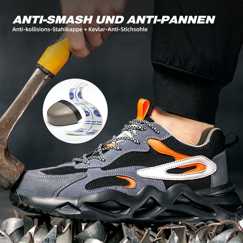 Leichte, atmungsaktive Anti-Smash- und Pannenschutz-Sicherheitsschuhe R&B