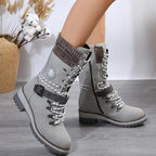 R&B | Warme Baumwolle Hohe Schneestiefel