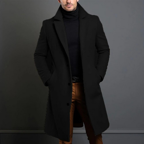 R&B - Länger, lässiger Trenchcoat für Herren