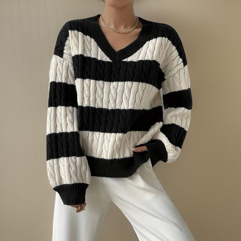 R&B | Pullover mit langen Ärmeln für Frauen Warm