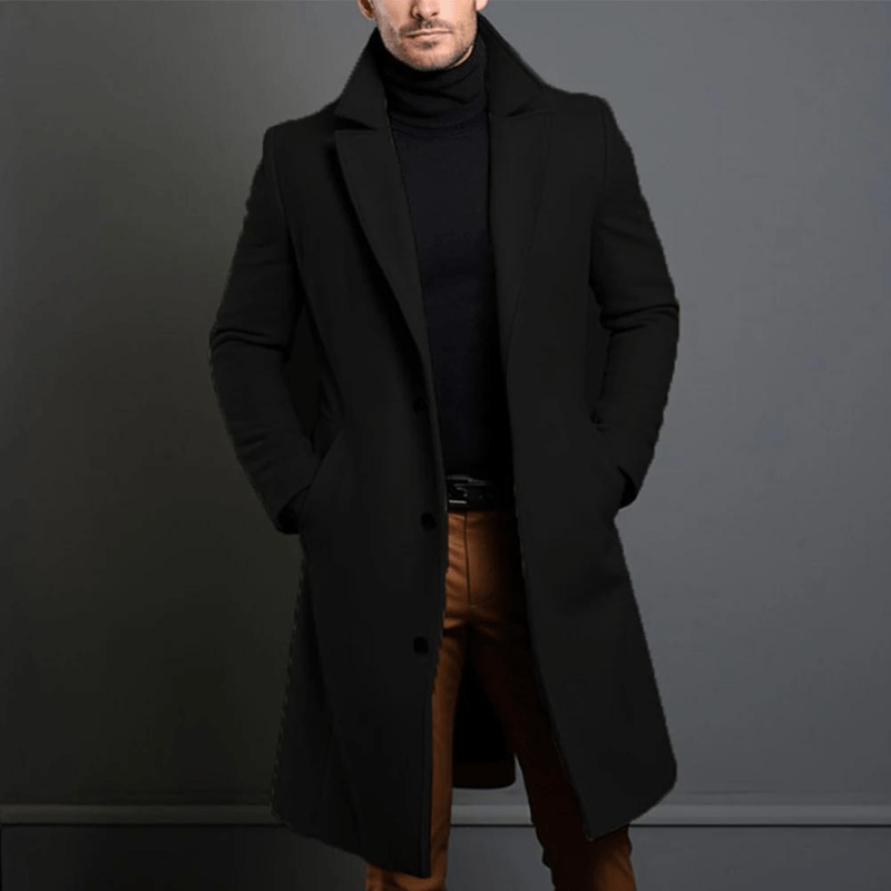 R&B | Herren langer Wintermantel