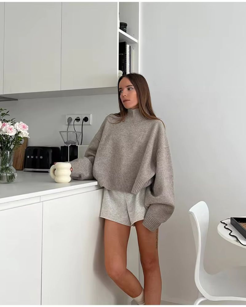 R&B | Gestrickter Wollpullover