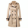 R&B | Langer Trench-Mantel Locker für Frauen Stilvoll