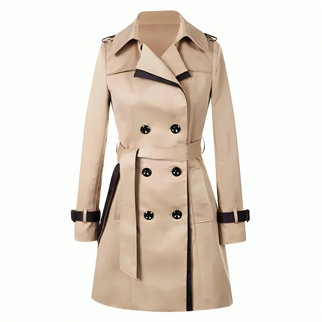 R&B | Langer Trench-Mantel Locker für Frauen Stilvoll