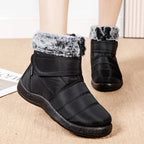 R&B | Damen Wasserdichte Stiefel Aus Schlaufenkaninchenfell