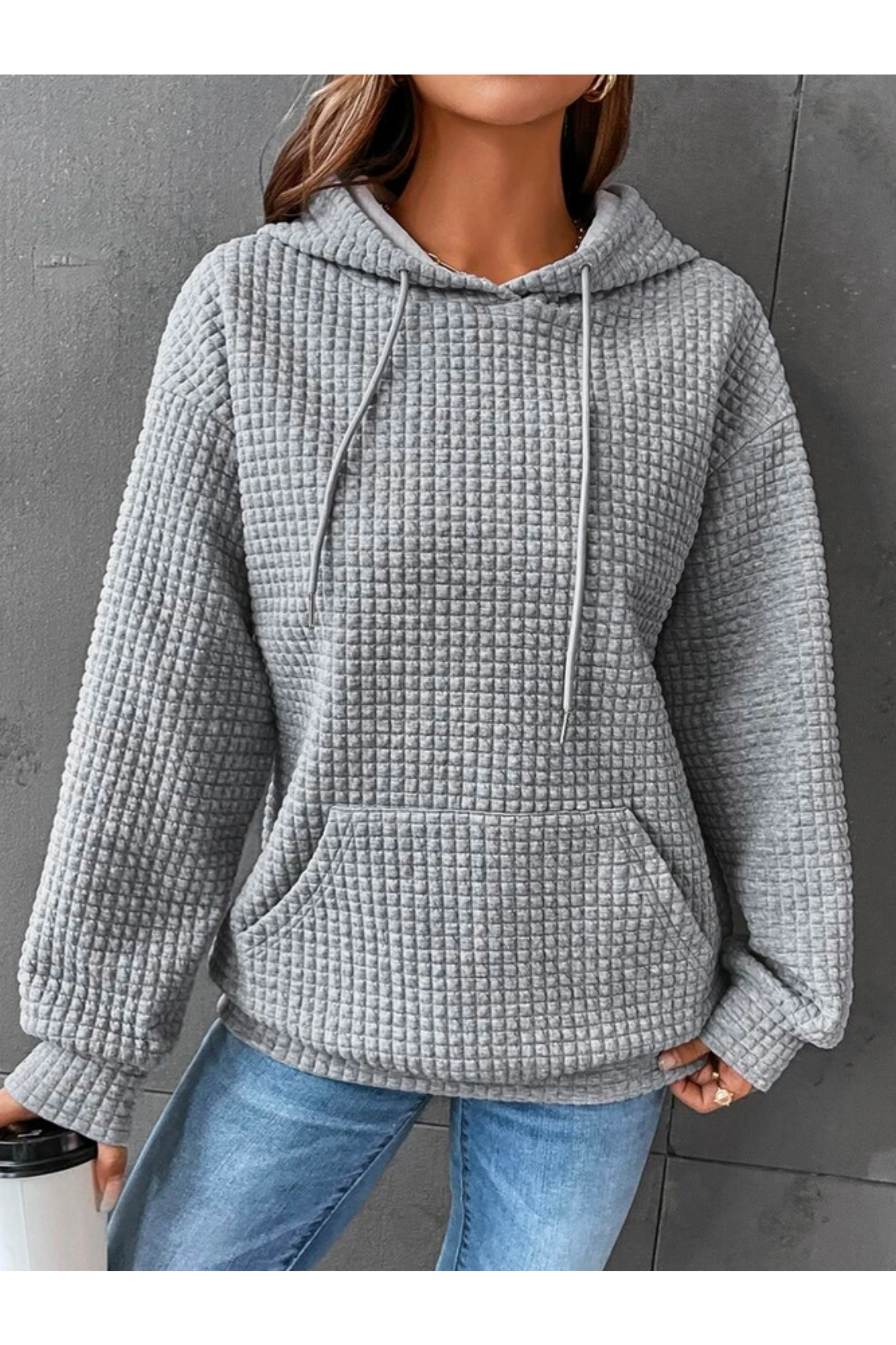 R&B | Pullover Warm für Frauen Kapuze