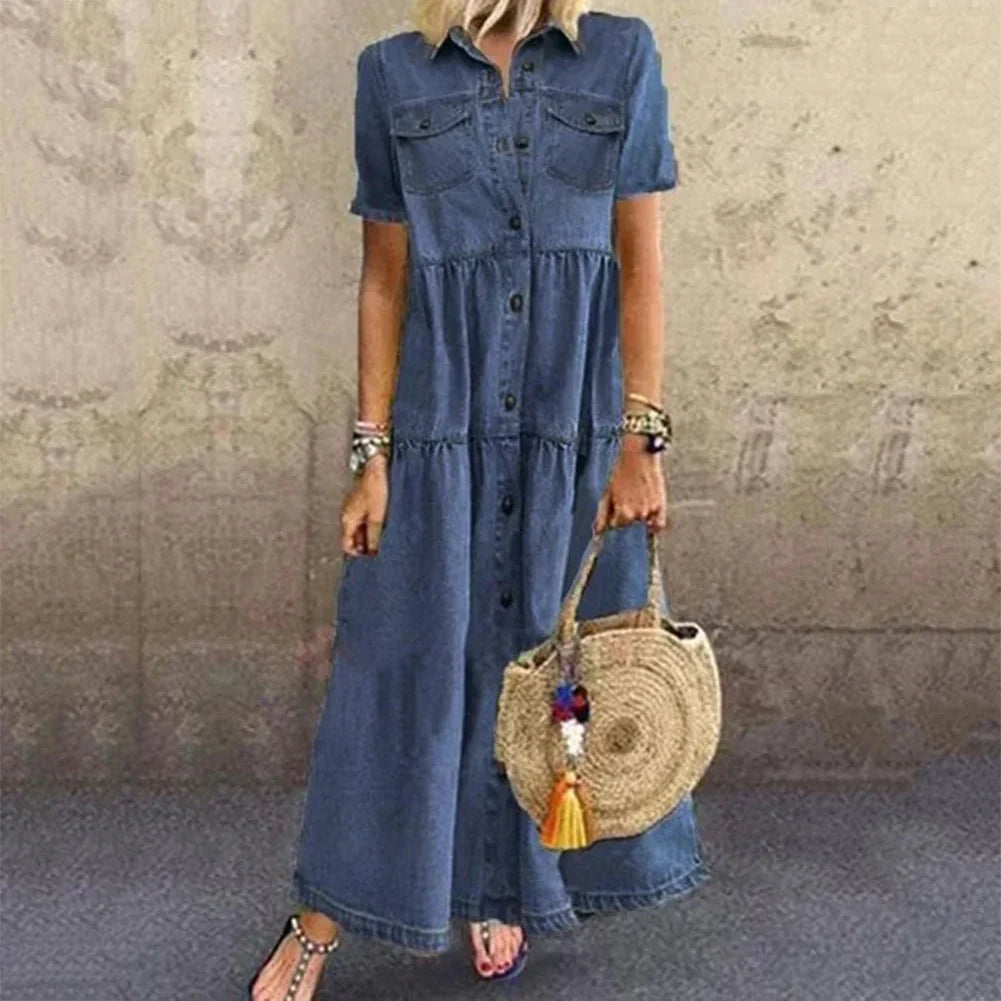 EB – Maxi-Jeanskleid