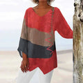 R&B | Drei-Farben Stilvolles Shirt