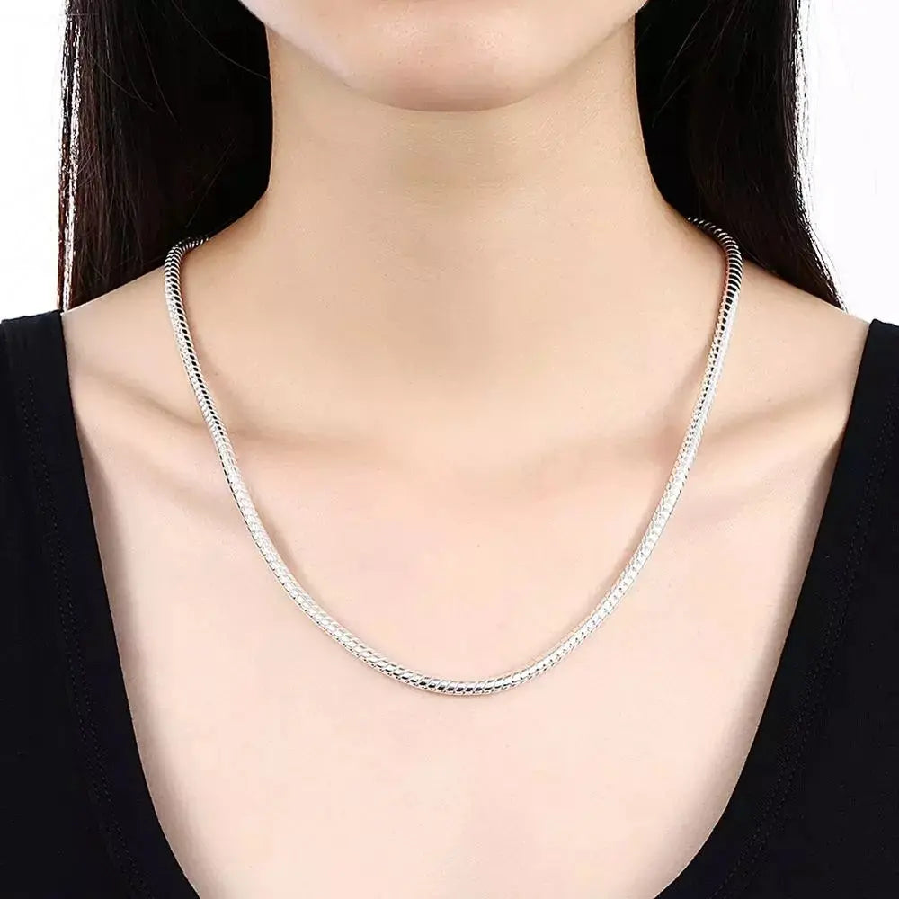 R&B | 925 3Mm Sterling Silber Schlangen Kette