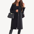 R&B | Damen Wollmischung Mantel mit Taschen