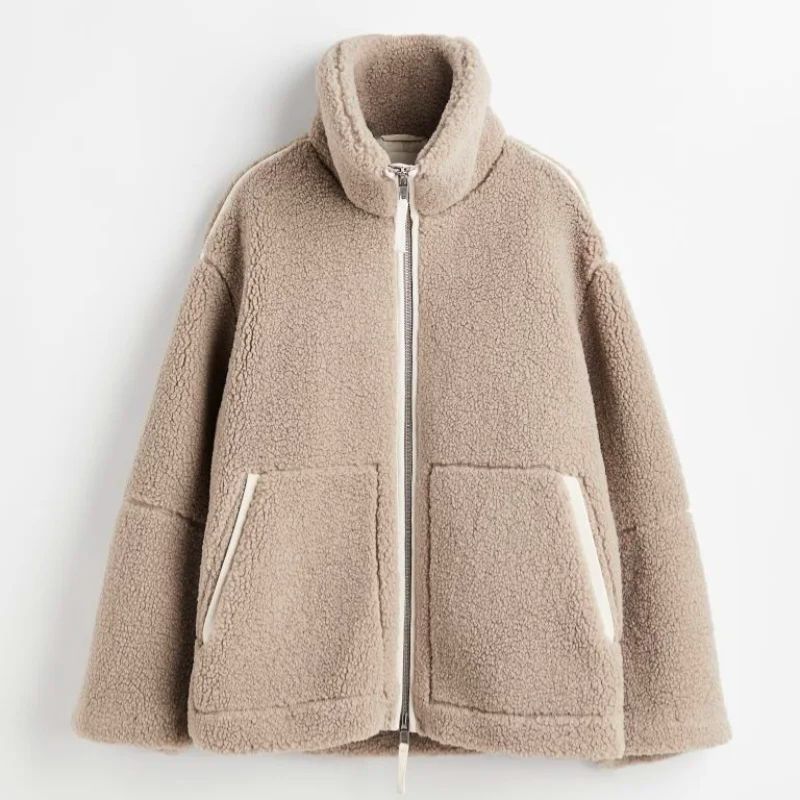 R&B | Übergröße Fleecejacke