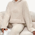 R&B | Damen Fleece-Loungewear-Set Trainingsanzug