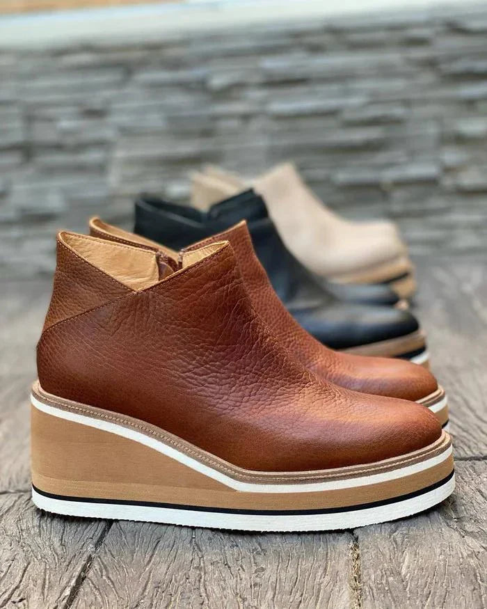 R&B | Damen Keilabsatz Stiefeletten
