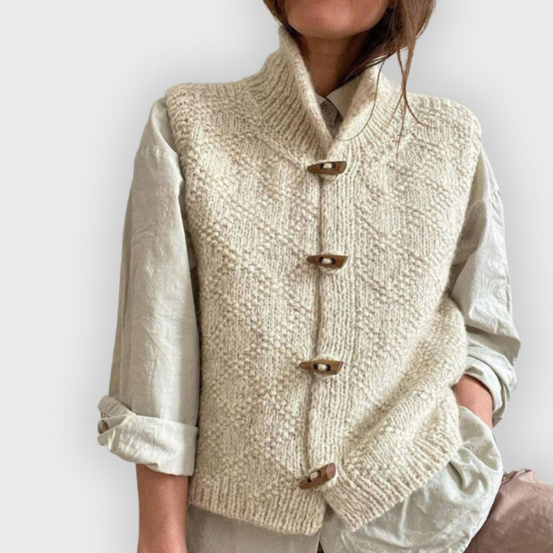 R&B | Sophisticated Ärmelloses Strickwesten
