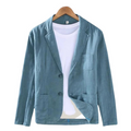 R&B | Herren Eleganter Italienischer Leinenblazer Charmante Jacke für Männer