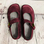 R&B | Damen Weinlese Einstiegs Sandalen Frauen Schuhe Aus Wildleder