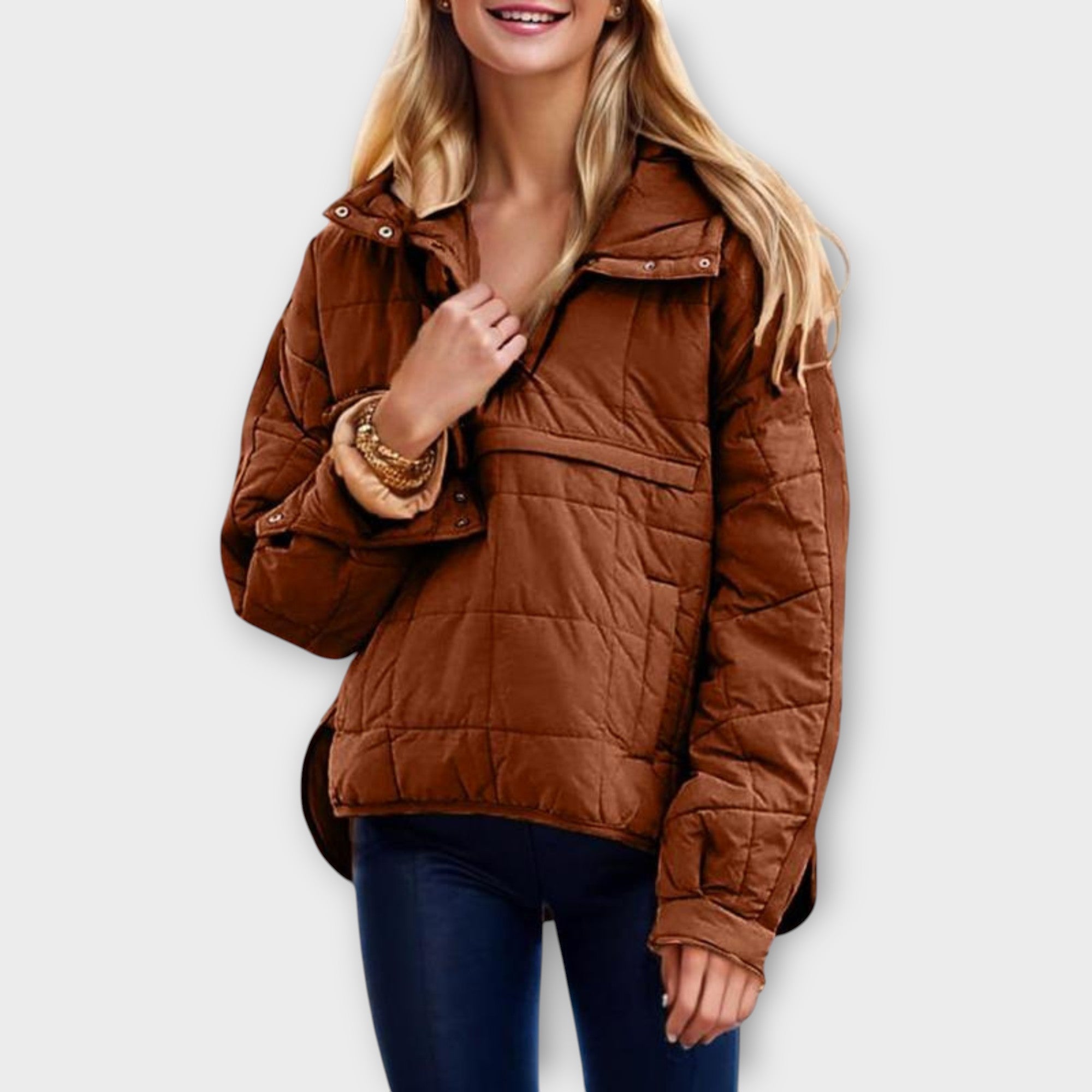 R&B | Gestepptes Jacket mit Kapuze